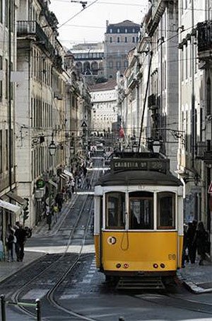 Baixa Tranvía. Turismo de Lisboa