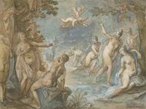 Diana y Actaeon. 1605. H. Van Balen