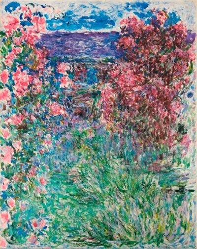  Claude Monet. La casa entre las rosas, 1925. Colección Carmen Thyssen-Bornemisza