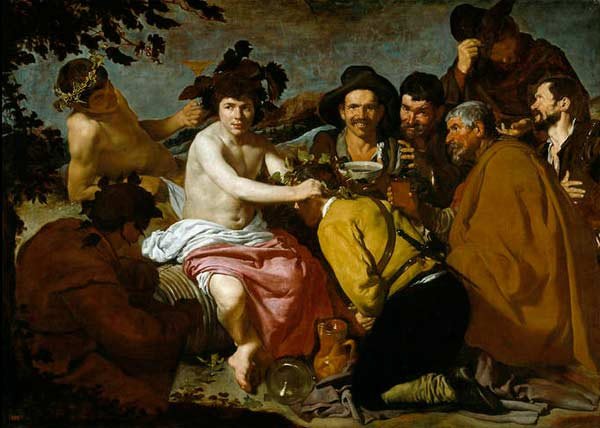 El triunfo de Baco, de Velázquez (Museo del Prado) nos recuerda desde el arte el valor social del vino