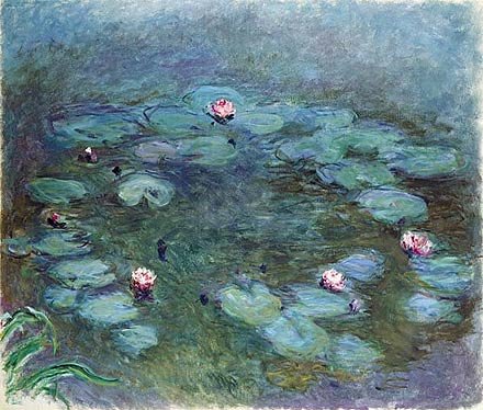 Nymphéas. Claude Monet, entre 1920 y 1926. Museo de la Orangerie