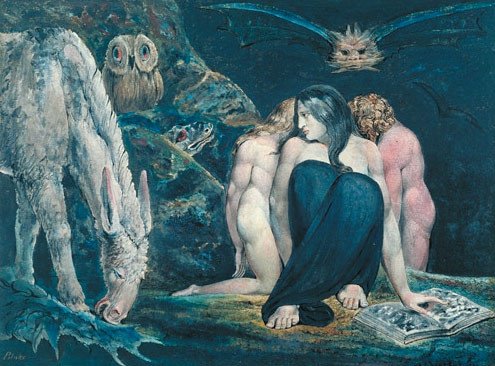 La noche de la alegría en Enitharmon, William Blake. 1795