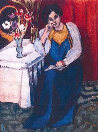La lectora en blanco y amarillo, Henri Matisse, (1919).