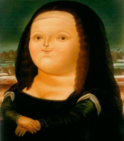 La Monalisa de Fernando Botero. banrepcultural.org