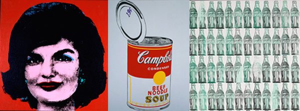 Algunas de las obras más conocidas de Warhol son sus retratos, sus series sobre Coca-Cola o la Campbell`s Soup