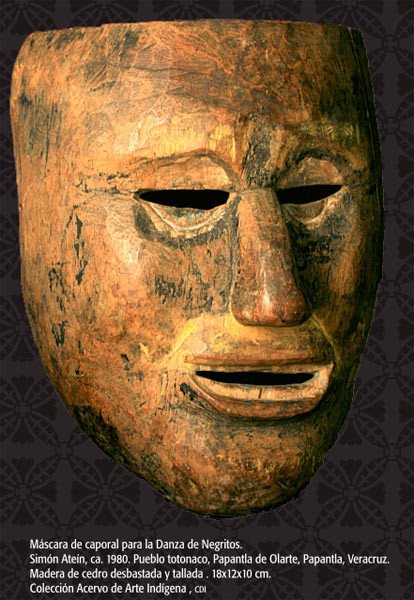 Máscara para la Danza de Negritos. Colección Acervo de Arte Indígena