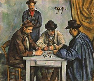Los jugadores de naipes. Paul Cézanne. 1892