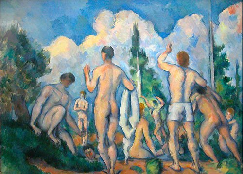 Paul Cézanne. Bañistas. El placer y el orden. Orsay en el Munal