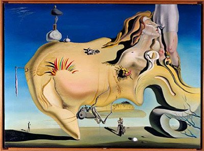 El gran masturbador, 1929, Salvador Dalí. Óleo sobre lienzo
