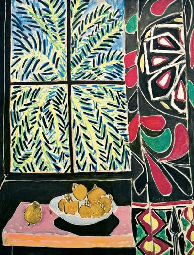 The Egyptian Curtain. Henry Matisse, 1948. 