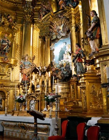 Capilla barroca de la Virgen del Camino, en San Cernín