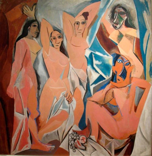 Picasso hizo magistrales obras con la mujer como protagonista. Las Señoritas de Aviñón, en el MoMA de Nueva York. Imagen de Tomás Alvarez.