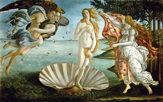 El nacimiento de Venus. www.uffizi.org