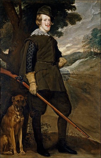Felipe IV cazador, Velázquez.