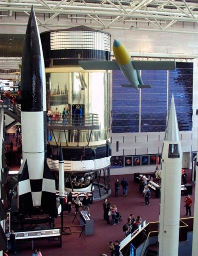 El Museo Nacional del Aire y del Espacio es desde su creación el más visitado del mundo. Imagen de Guiarte.com.