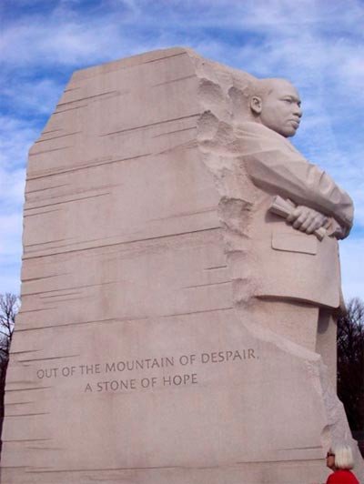 Monumento a Luther King. Imagen de Guiarte.com.