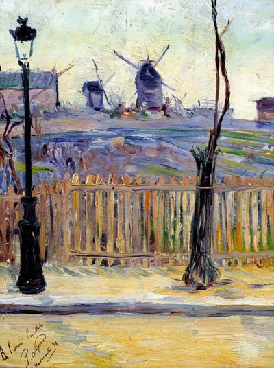 Paul Signac. El moulin de la Galette, 1884