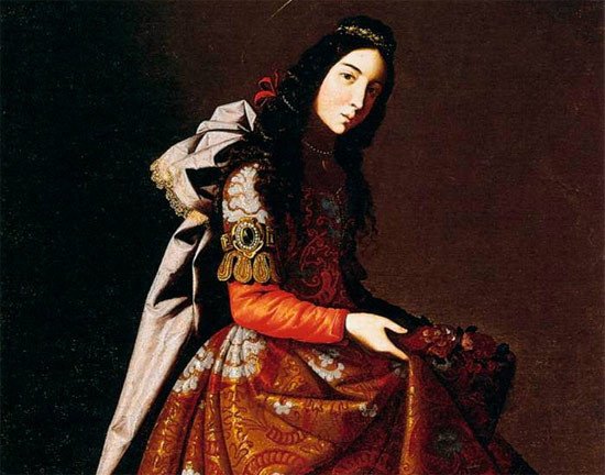 Santa Casilda. Zurbarán. 1630-1635. Museo Thyssen Bornemisza, Madrid.