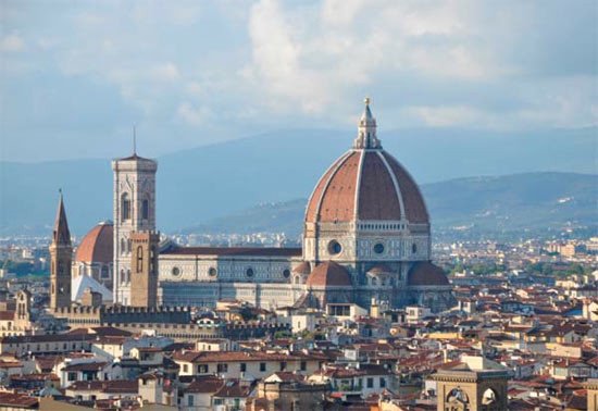 La cúpula de la catedral de Florencia, vista desde el entorno de San Miniato. Imagen de Beatriz Alvarez Sánchez. guiarte.com