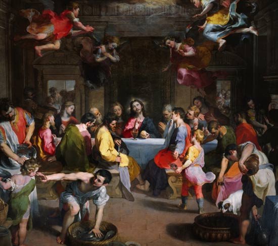 La última Cena. Federico Barocci. 1590-1599.