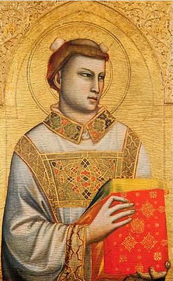 Giotto. Santo Stefano (1330-1335). Del Museo Horne, Florencia.