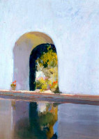 La alberca, en el Alcázar de S...