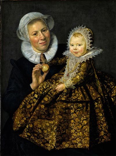 Frans Hals &#8211; Retrato de Catharina Hooft, c. 1619-1620, Gemäldegalerie, Staatliche Museen zu Berlin &#8211; Preußischer Kulturbesitz, en la muestra del Museo Frans Hals.