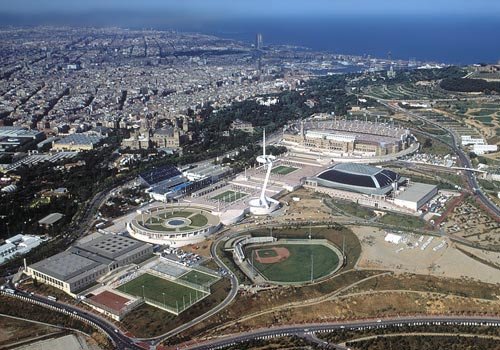 Vista aérea de Barcelona. Fotografia de la Fundació Barcelona Olímpica.