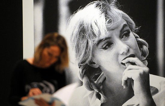 Imágenes de la muestra dedicada a Marilyn Monroe en la Fundación Bancaja de Valencia.