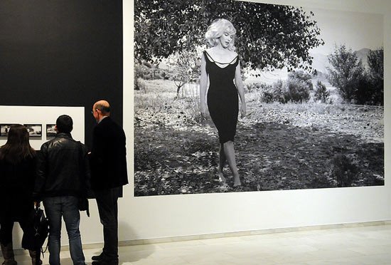 Imágenes de la muestra dedicada a Marilyn Monroe en la Fundación Bancaja de Valencia.