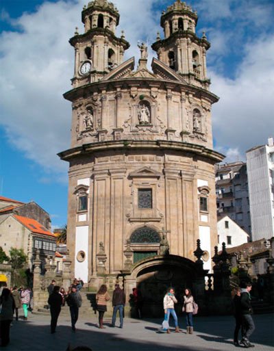 Iglesia de La Peregrina, en Pontevedra. Imagen de Guiarte.com