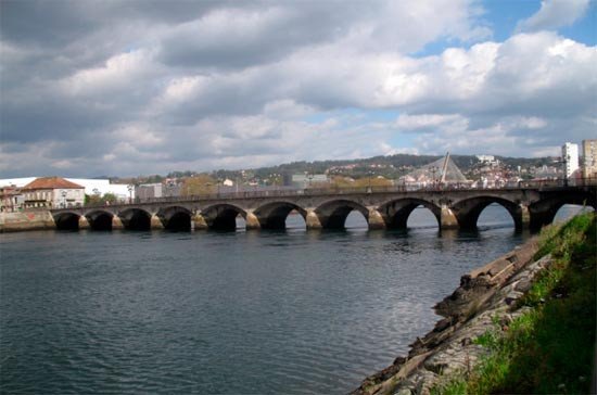 Puente del Burgo, un elemento histórico de la ciudad de Pontevedra. Imagen de Guiarte.com