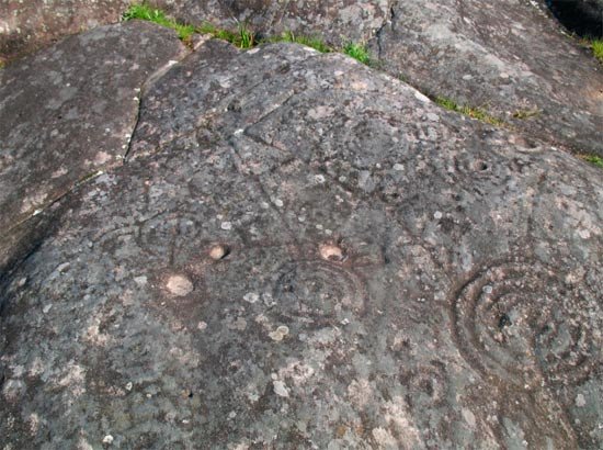 Petroglifos de Mogor, al sur de Pontevedra. Imagen de Guiarte.com