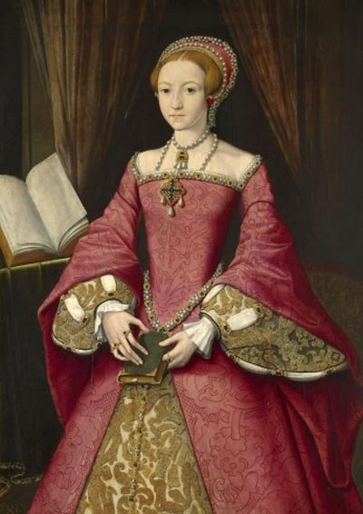 Elizabeth I when a Princess. William Scrots. Royal Collection