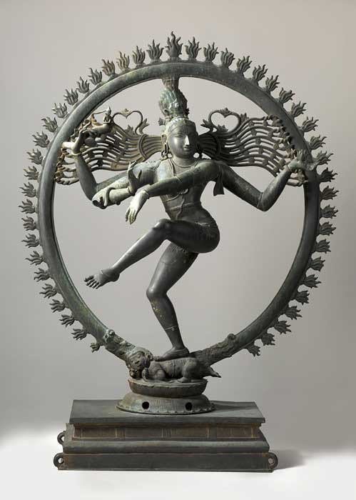 Shiva Nataraja. Indonesia, c. 1100 - 1200 Bronce. Imagen del Rijksmuseum