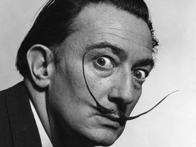 El bigote de Dalí, un sello de identidad... y genialidad. Fotografía de Philippe Halsman