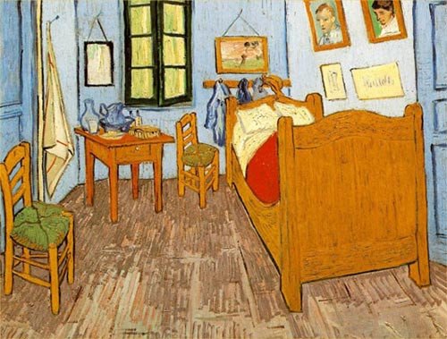 La habitación del artista en Arlés (1888).  Van Gogh Museum, Amsterdam (Vincent van Gogh Foundation)