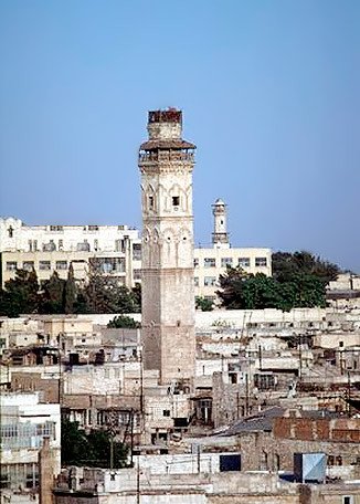 Minarete de la Gran Mezquita, ahora destruido. UNESCO.Felipe Alcoceba