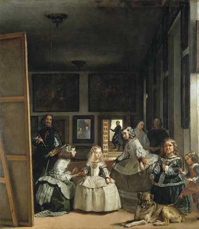 Las meninas, o La familia de Felipe IV, Velázquez, hacia 1656