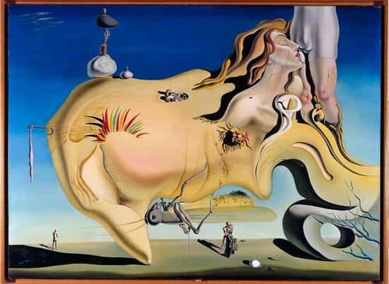 El gran masturbador.1929. Museo Nacional Centro de Arte Reina Sofía, Madrid. Salvador Dalí. Fundación Gala-Salvador Dalí, VEGAP, Madrid 2012