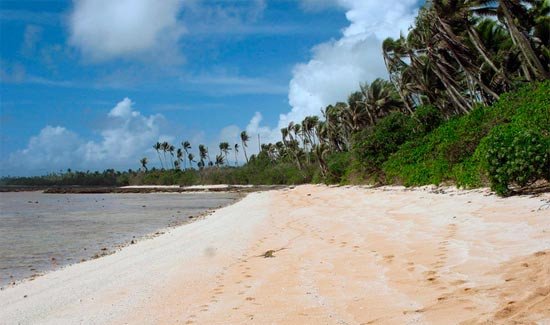 El primer Sitio Ramsar de Kiribati, No`oto-North Tarawa (Vainuupo Jungblut. SPREP. Secretaría de Ramsar)