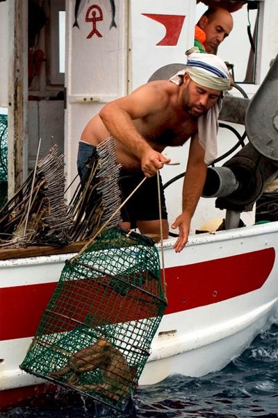 Pesca artesanal en la costa española. Imagen de Greenpeace-org