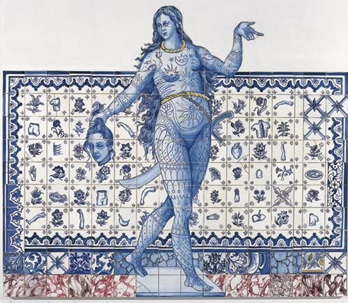 Figura de convite, Adriana Varejao, 1997.