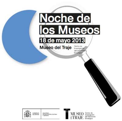 Cartel del Museo del Traje, realizado con motivo del evento.