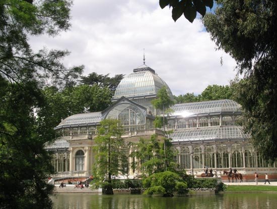 Palacio de Cristal de Madrid.Imagen de guiarte.com