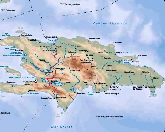 La frontera divide dos países muy dispares por su riqueza y conservación medioambiental.