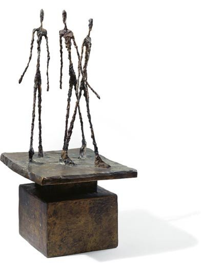 Tres hombres que caminan, Alberto Giacometti. 1948