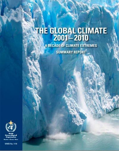 Portada del informe climático de la Organización Meteorológica Mundial (OMM)