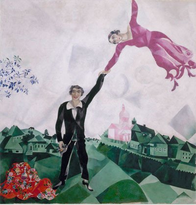 Marc Chagall. Promenade. 1917-18.  © ADAGP Paris and DACS, London 2013