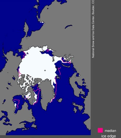 El deshielo ártico al final de julio de 2013. imagen nsidc